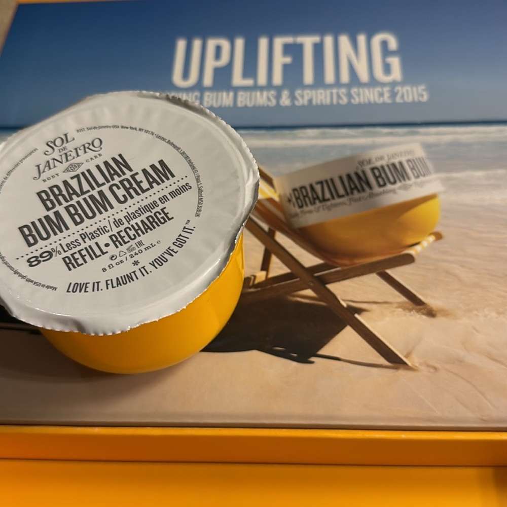 NWT JUMBO REFILL SOL DE JANEIRO Brazilian Bum Bum refillable Body Cream …